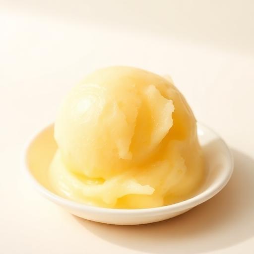 Lemon Sorbet ice cream scoop